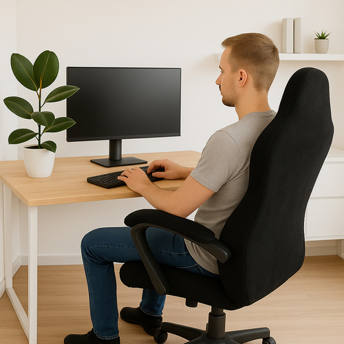 Gamingstolsöverdrag Universellt – Stretchöverdrag i 4 Delar