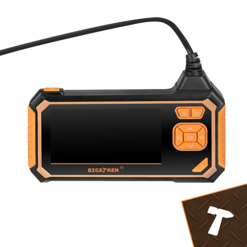 Inspektionskamera Endoskop 5 m – HD LCD med LED & IP67 Kamera