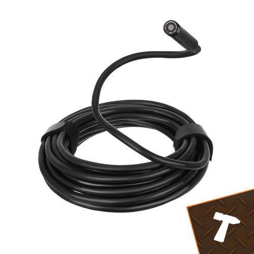 Inspektionskamera Endoskop 5 m – HD LCD med LED & IP67 Kamera