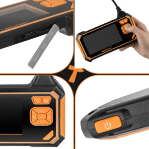 Inspektionskamera Endoskop 5 m – HD LCD med LED & IP67 Kamera