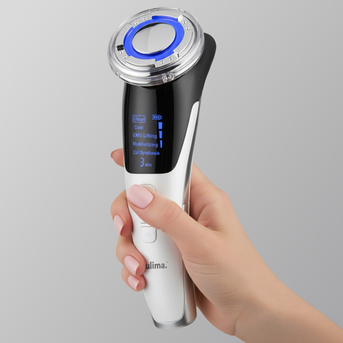 Ansiktsmassagerare för Mesoterapi – EMS, LED & Värme/Kyla