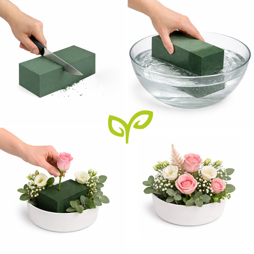 Blomsterskum 20-pack – Våtskum för Snittblommor & Blomsterarrangemang