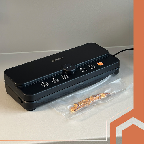 Vakuumförpackare 110 W – Foliesvets med Rullförvaring, Skärkniv & Vakuumfunktion