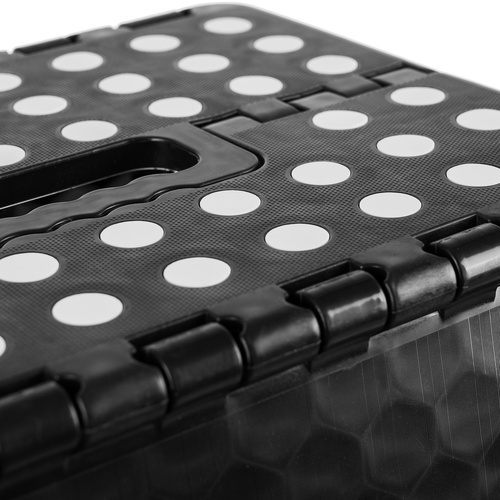 Hopfällbar Pall 39 cm – Fällpall med Halkskydd & Bärhandtag
