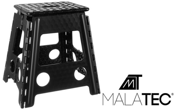 Hopfällbar Pall 39 cm – Fällpall med Halkskydd & Bärhandtag