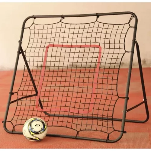 Fotbollsmål 100 x 100 cm – Träningsmål med Returnät, Siktduk & Markpinnar
