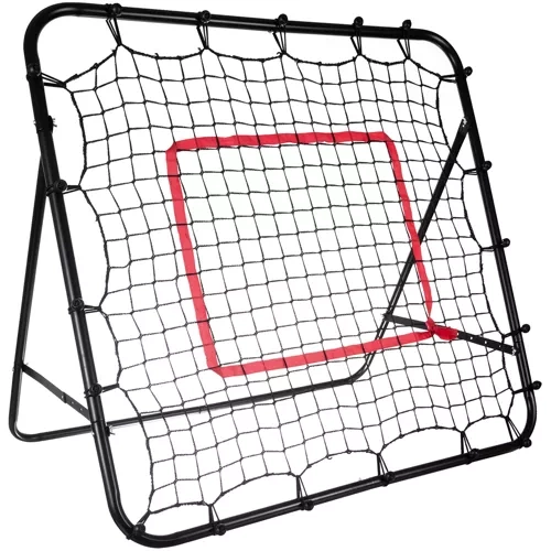 Fotbollsmål 120 x 120 cm – Träningsmål med Returnät, Måltavla & Markpinnar