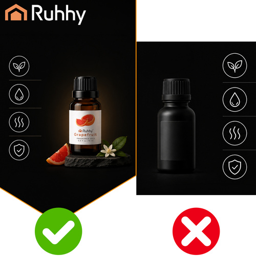 Doftoljor 10-pack 15 ml – Vattenlösliga Aromoljor för Diffuser & Luftfuktare