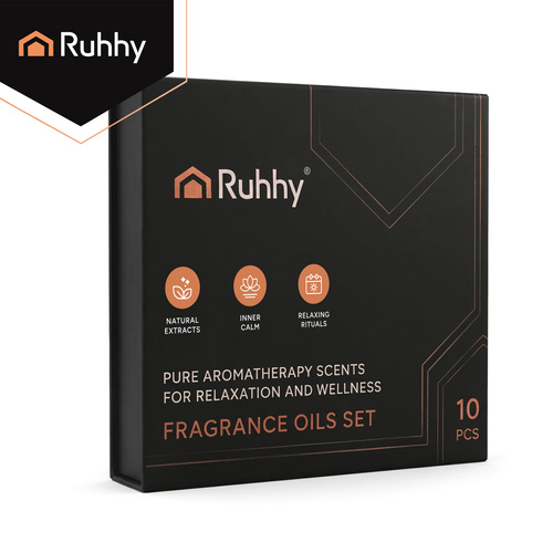 Doftoljor 10-pack 10 ml – Aromoljor för Diffuser, Aromalampa & Doftsten