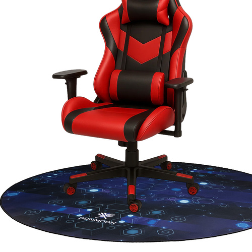 Rund Golvskyddsmatta 120 cm – Halkfri Skyddsmatta för Kontorsstol & Gamingstol