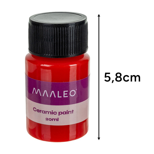 Glas- & Keramikfärg 12-pack 20 ml – Färger för Porslin, Glas & Dekoration