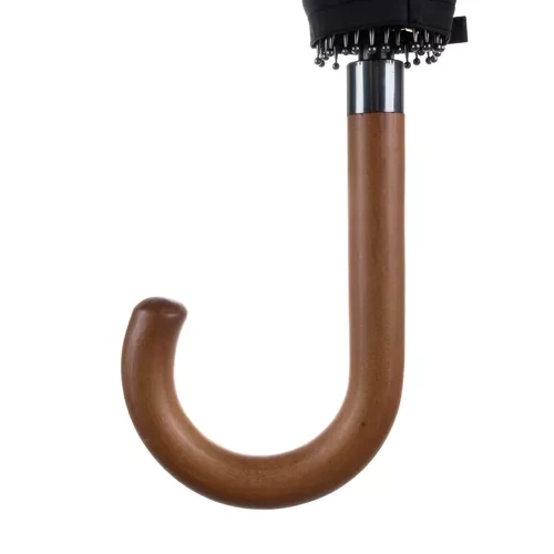 Vindstabilt Paraply 24 Spröt – Extra Stort Regnparaply med Trähandtag & Fodral