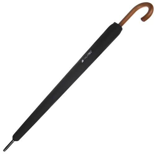 Vindstabilt Paraply 24 Spröt – Extra Stort Regnparaply med Trähandtag & Fodral