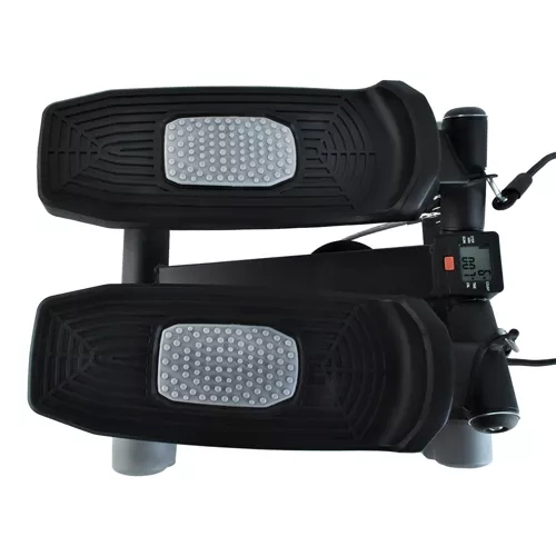 Träningsstepper med Träningsband – Stepmaskin med LCD-display & Justerbart Motstånd
