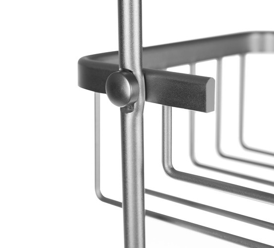 Hängande Duschhylla 3 Plan – Duschkorg i Aluminium med Sugkopp
