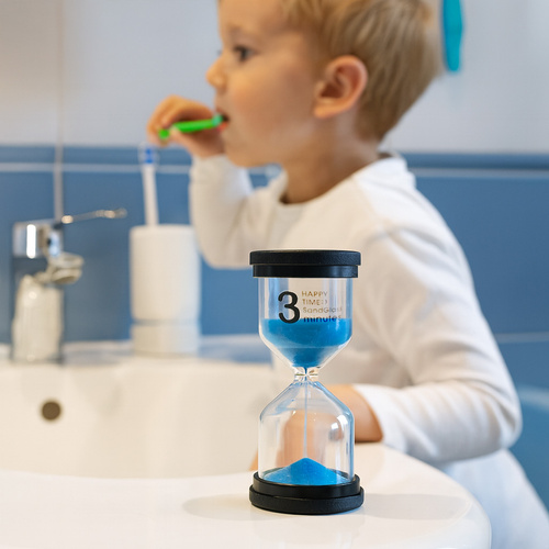 Timglas Set 6-pack – Färgglada Timglas för Tidsmätning & Aktiviteter