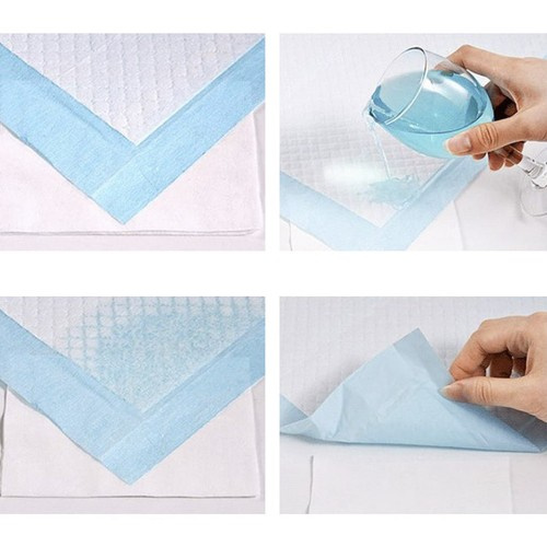 Hygienunderlägg 100-pack 60 x 40 cm – Absorberande Valpmattor med 30 Bajspåsar