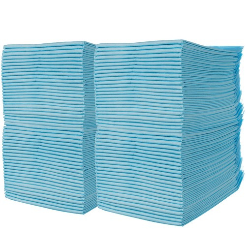 Hygienunderlägg 100-pack 60 x 60 cm – Absorberande Valpmattor med 30 Bajspåsar
