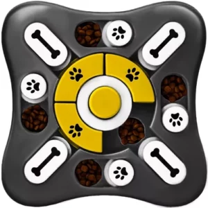 Interaktiv Hundleksak – Aktiveringsleksak & Slow Feeder med 360° Rotation