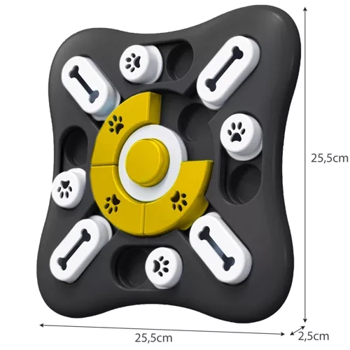 Interaktiv Hundleksak – Aktiveringsleksak & Slow Feeder med 360° Rotation