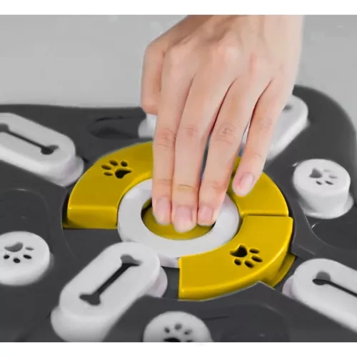 Interaktiv Hundleksak – Aktiveringsleksak & Slow Feeder med 360° Rotation