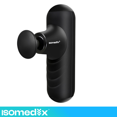Mini Massagepistol – Handhållen Muskelmassage med 5 Lägen & 4 Massagehuvuden