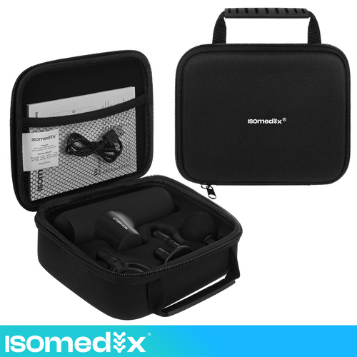 Mini Massagepistol – Handhållen Muskelmassage med 5 Lägen & 4 Massagehuvuden