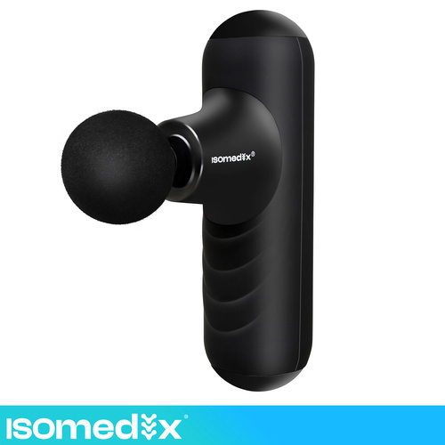 Mini Massagepistol – Handhållen Muskelmassage med 5 Lägen & 4 Massagehuvuden