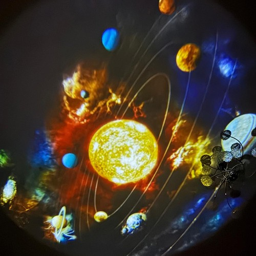 LED Stjärnprojektor – Nattlampa med 360° Rotation, 12 Bildskivor & Timer