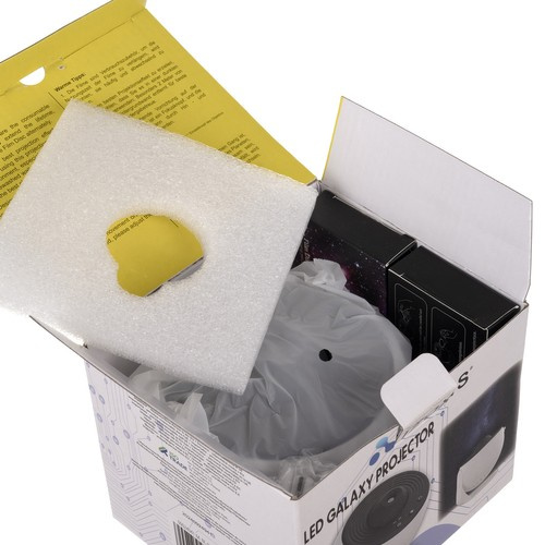 LED Stjärnprojektor – Nattlampa med 360° Rotation, 12 Bildskivor & Timer
