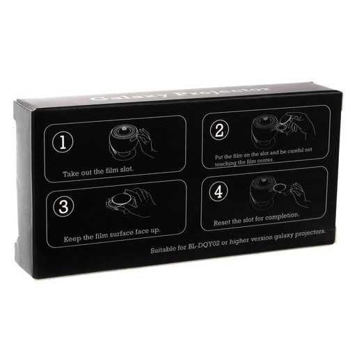 LED Stjärnprojektor – Nattlampa med 360° Rotation, 12 Bildskivor & Timer