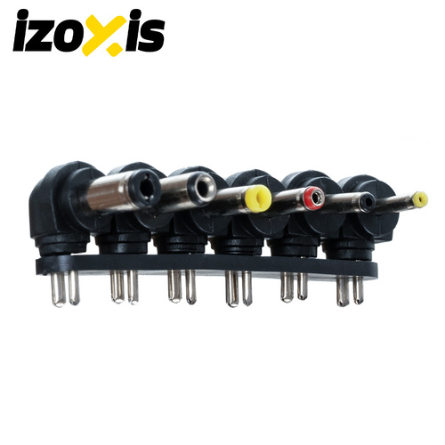 Universell Nätadapter 30 W – Justerbar DC-Adapter med USB & 6 Kontakter