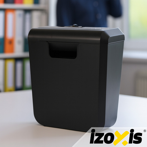 Dokumentförstörare P-2 10 L – Elektrisk Pappersstrimlare för 6 Ark med Backfunktion