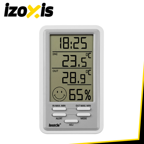 Trådlös Väderstation – Digital Termometer & Hygrometer med LCD-Display, Klocka & Alarm
