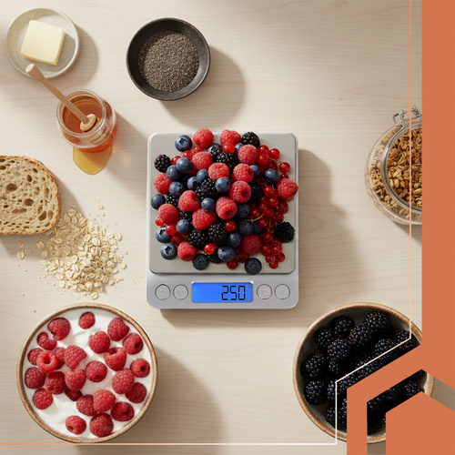 Digital Köksvåg 2 kg – Precisionsvåg med 0,1 g Noggrannhet & LCD-Display