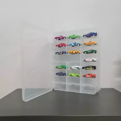 Bilförvaringsväska 46 Fack – Förvaringsväska för Leksaksbilar med Bärhandtag