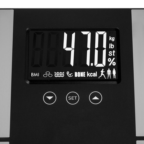 Analytisk Personvåg 225 kg – Badrumsvåg med LCD-Display