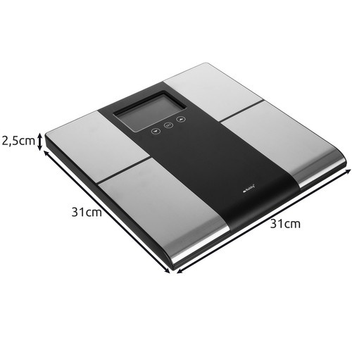 Analytisk Personvåg 225 kg – Badrumsvåg med LCD-Display