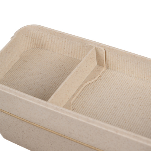 Matlåda 750 ml – Lunchlåda med 2 Fack, Bestick & Avdelare