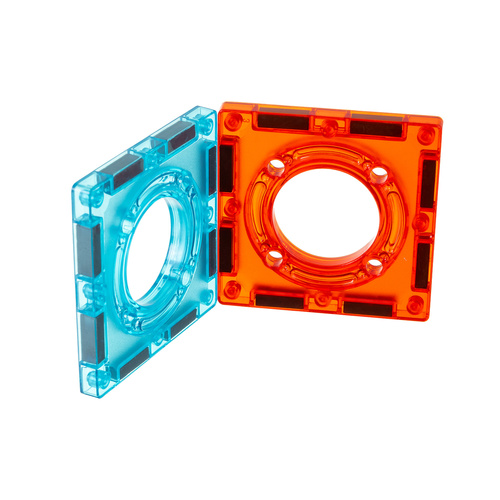 Magnetiska Byggklossar Kulbana 110 Delar – Magnetbana med LED & Kulor