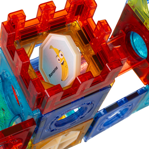 Magnetiska Byggklossar Kulbana 96 Delar – Magnetbana med Kulor
