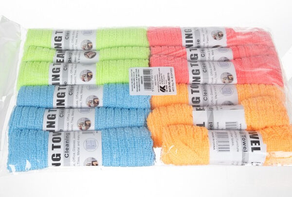 Mikrofiberdukar 12-pack – Städdukar 30 x 30 cm