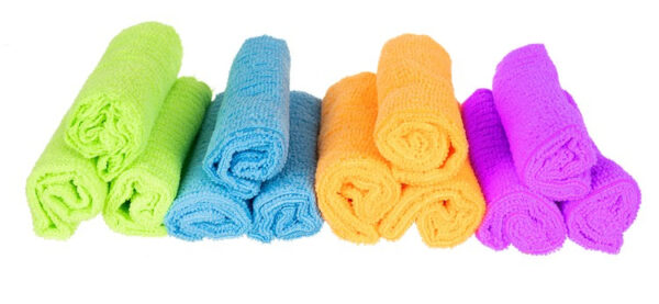Mikrofiberdukar 12-pack – Städdukar 30 x 30 cm