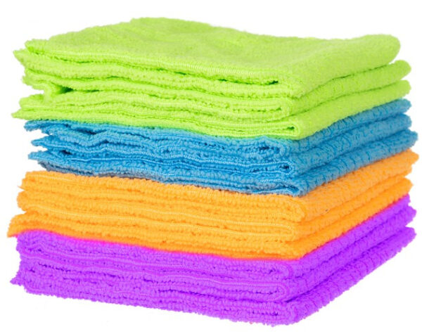Mikrofiberdukar 12-pack – Städdukar 30 x 30 cm