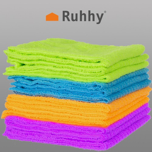 Mikrofiberdukar 12-pack – Städdukar 30 x 30 cm