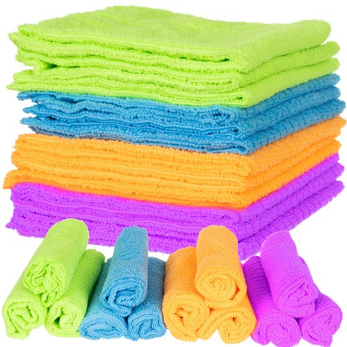 Mikrofiberdukar 12-pack – Städdukar 30 x 30 cm