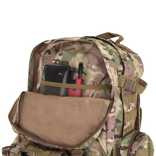 Militär Ryggsäck 45 L – Taktisk Vandringsryggsäck med MOLLE-System & Avtagbara Fickor