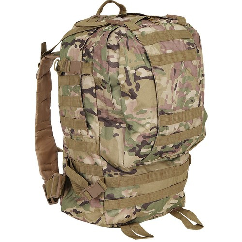 Militär Ryggsäck 45 L – Taktisk Vandringsryggsäck med MOLLE-System & Avtagbara Fickor