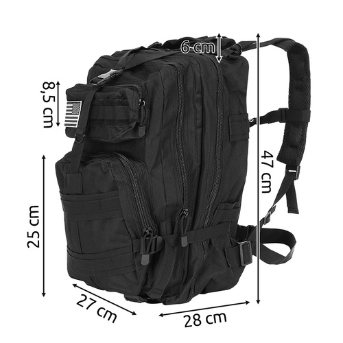 Militär Ryggsäck 35 L – Taktisk Vandringsryggsäck med MOLLE-System & Höftbälte