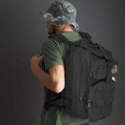 Militär Ryggsäck 35 L – Taktisk Vandringsryggsäck med MOLLE-System & Höftbälte